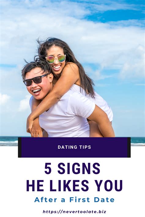internet dating signs he likes you